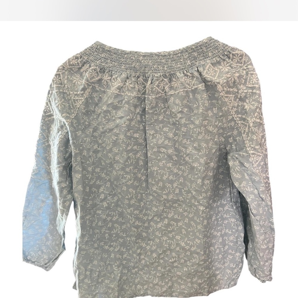 Joie Light Blue and White Floral Blouse - Picture 2 of 5